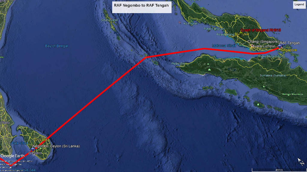 RAF Negombo to RAF Tengah